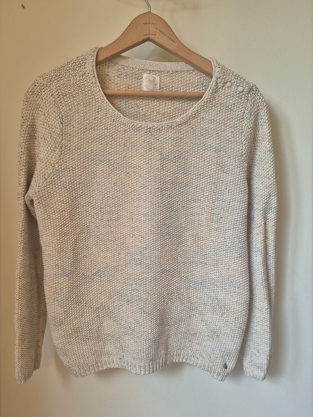 Des Petits Hauts Chantine Lurex Sparkle Knit Sweater Size M Parisian Chic